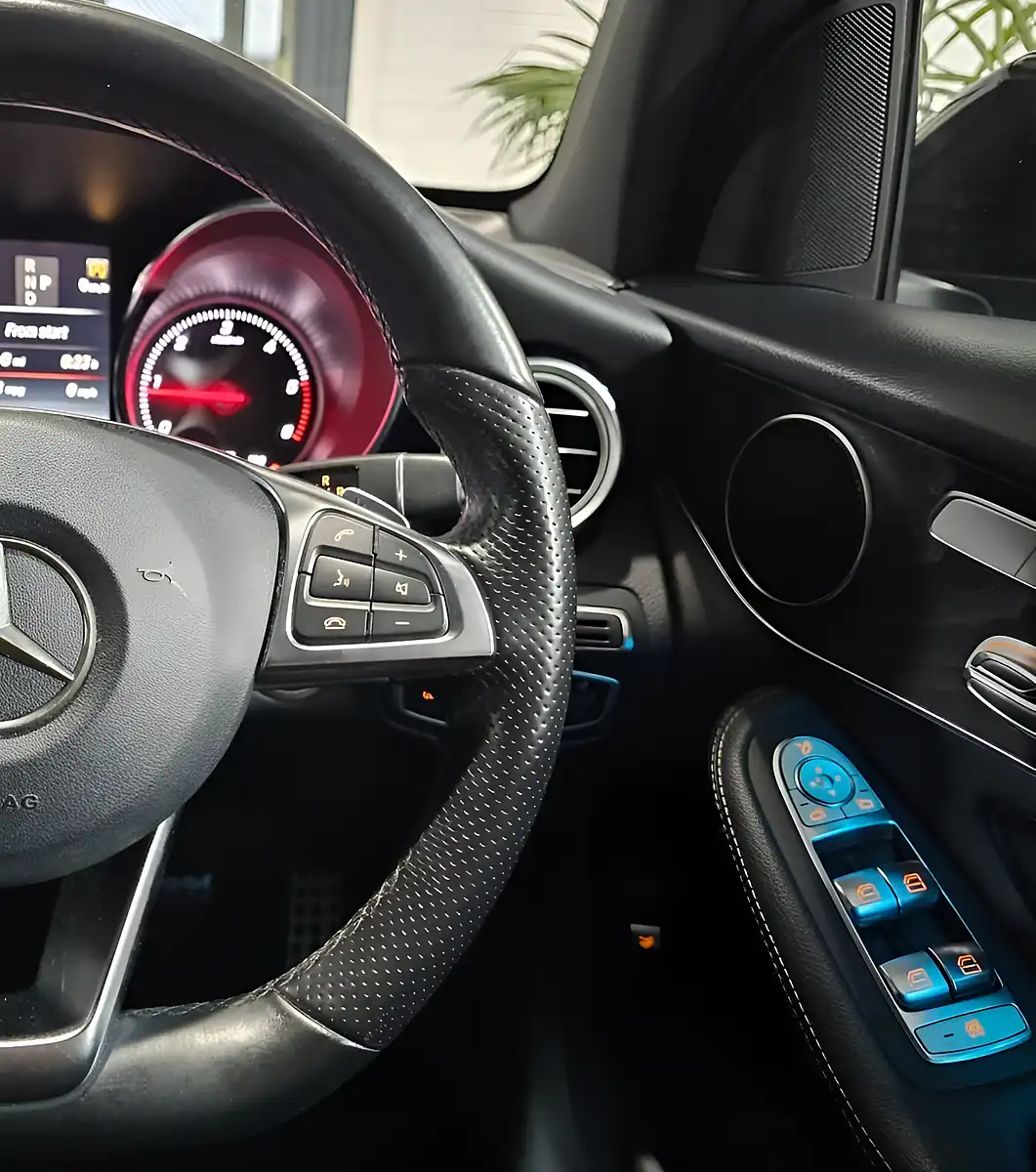 Used 2015 Mercedes-Benz Glc AMG Line Premium White - Interior and Exterior details 15