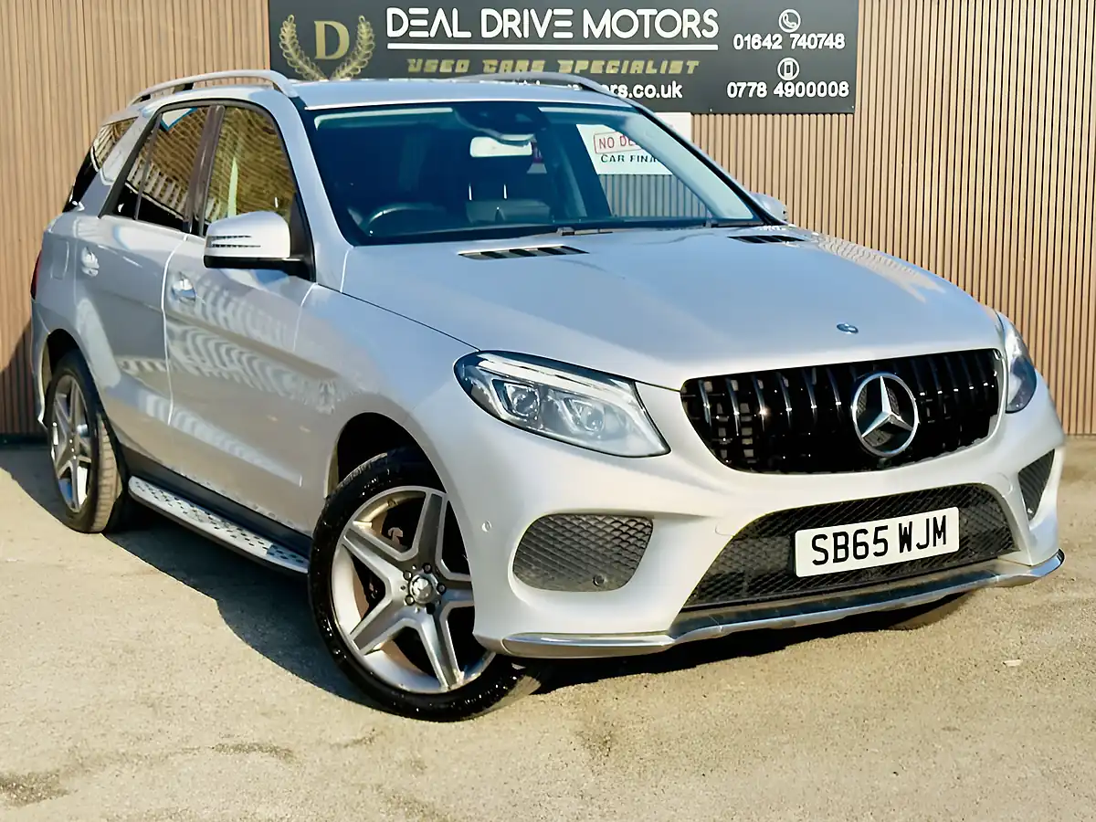 Used 2015 Mercedes-Benz Gle AMG Line Silver - Front View