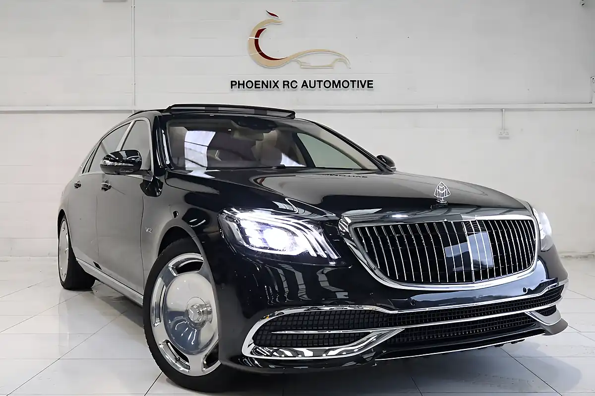 Used 2015 Mercedes-Benz Maybach S Class Maybach Black - Front View