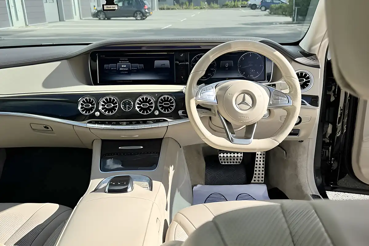 Used 2015 Mercedes-Benz S-Class AMG Line Brown - Interior and Exterior details 8
