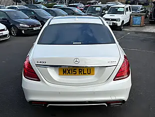 Used 2015 Mercedes-Benz S Class AMG Line (executive) White - Interior and Exterior details 10