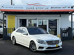 Used 2015 Mercedes-Benz S Class AMG Line (executive) White - Interior and Exterior details 5