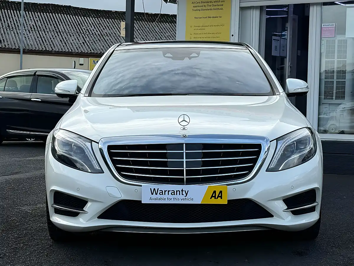 Used 2015 Mercedes-Benz S Class AMG Line (executive) White - Interior and Exterior details 7