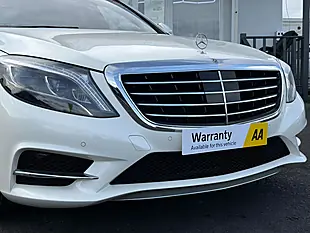 Used 2015 Mercedes-Benz S Class AMG Line (executive) White - Interior and Exterior details 9