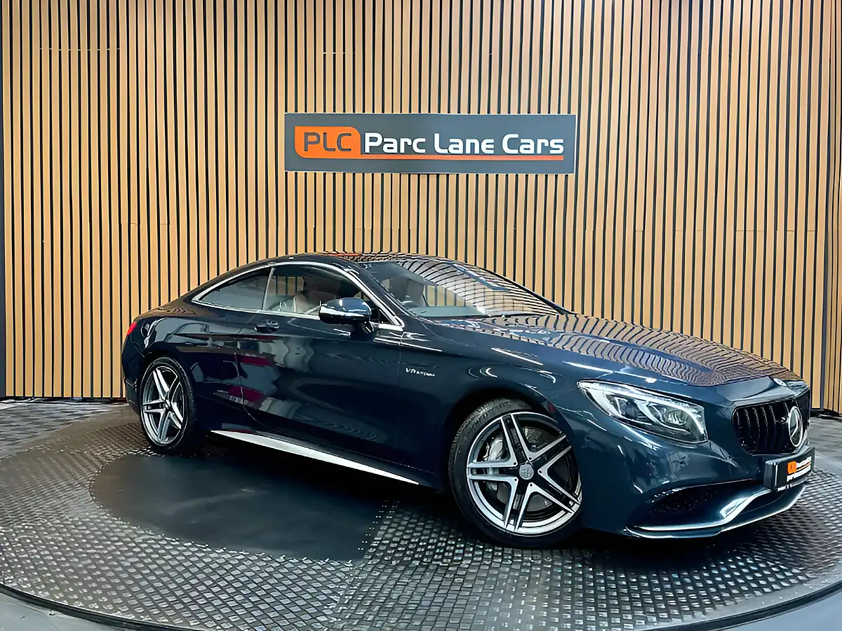 Used 2015 Mercedes-Benz S Class Coupe Blue - Front View