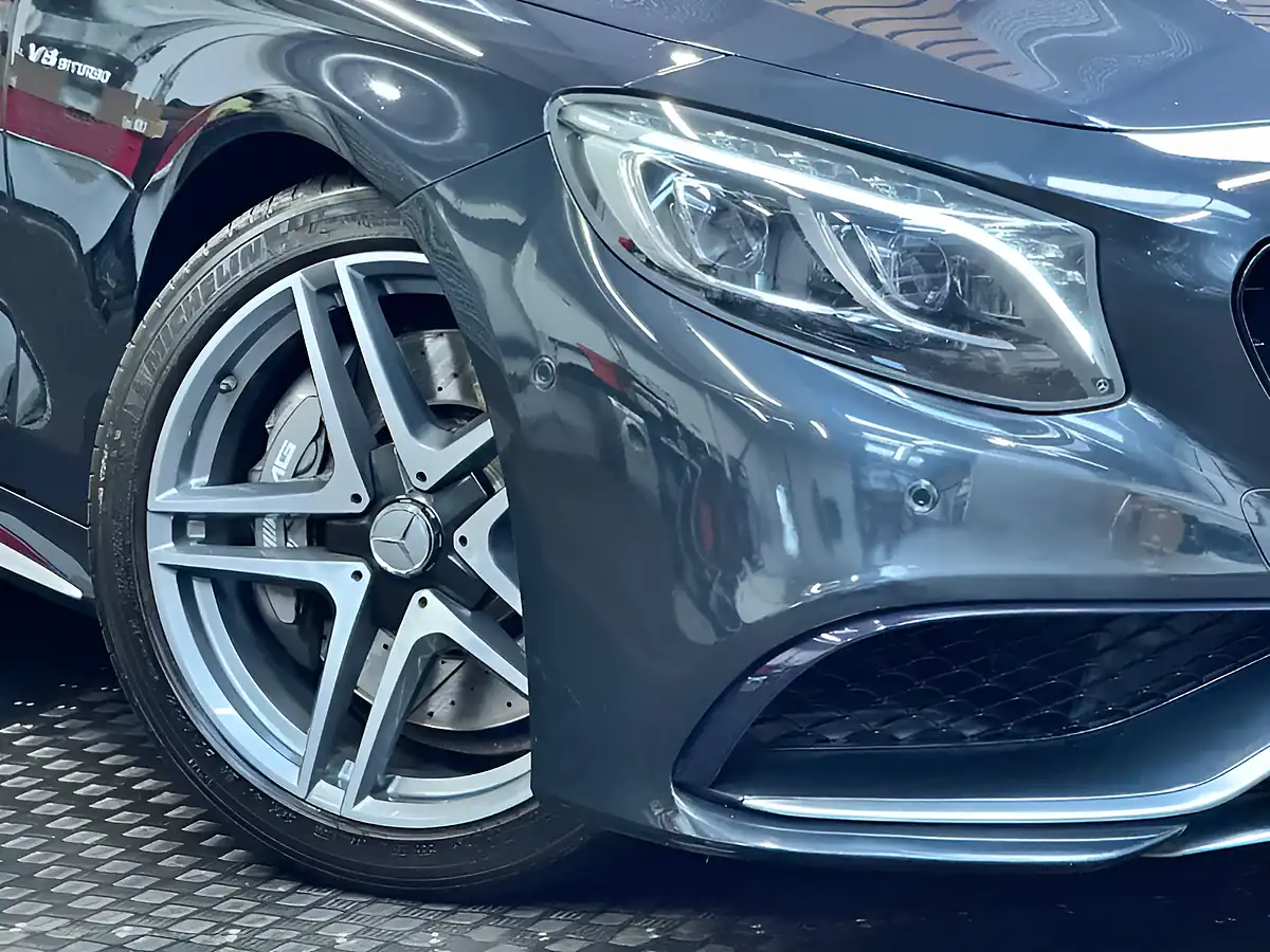 Used 2015 Mercedes-Benz S Class Coupe Blue - Interior and Exterior details 10