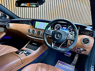 Used 2015 Mercedes-Benz S Class Coupe Blue - Interior and Exterior details 11