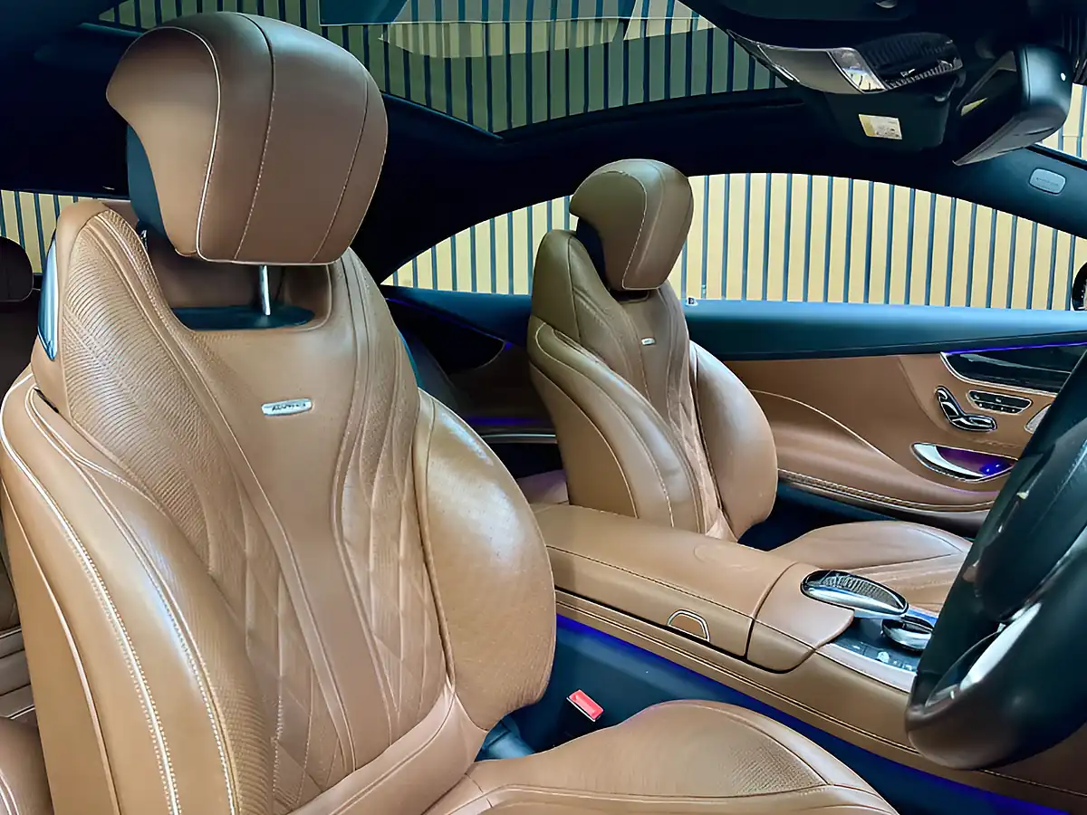 Used 2015 Mercedes-Benz S Class Coupe Blue - Interior and Exterior details 13