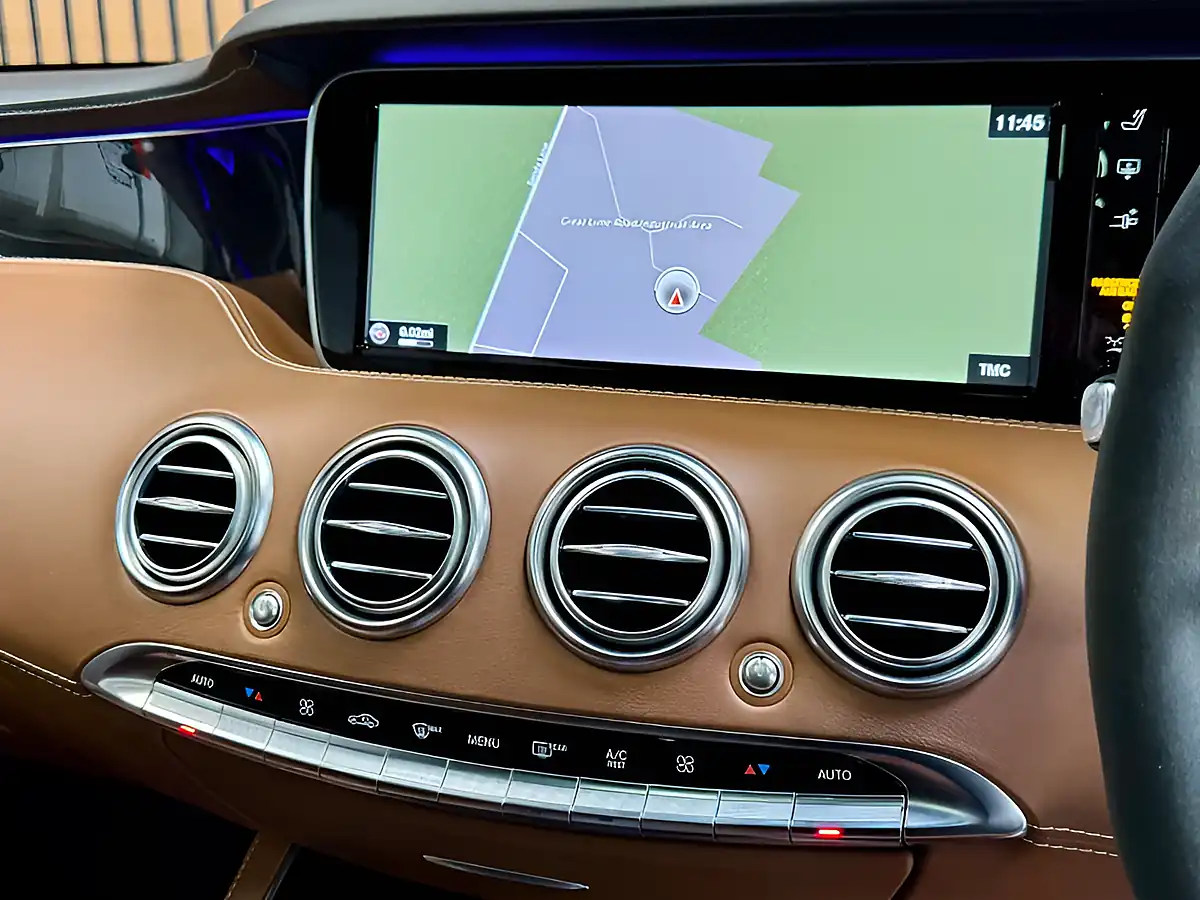 Used 2015 Mercedes-Benz S Class Coupe Blue - Interior and Exterior details 14