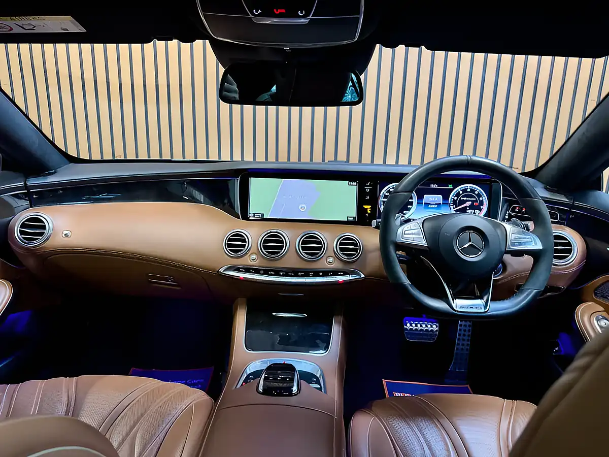Used 2015 Mercedes-Benz S Class Coupe Blue - Interior and Exterior details 15