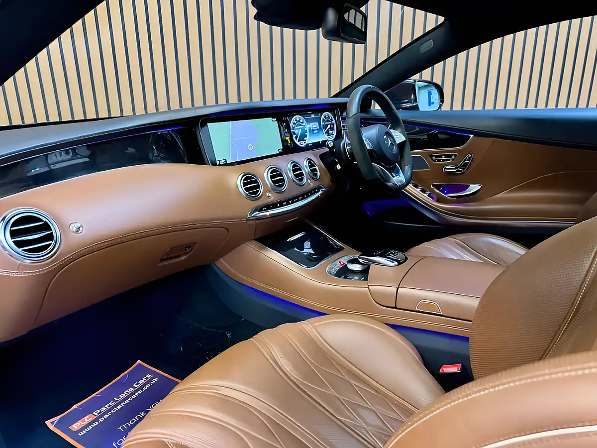 Used 2015 Mercedes-Benz S Class Coupe Blue - Interior and Exterior details 16