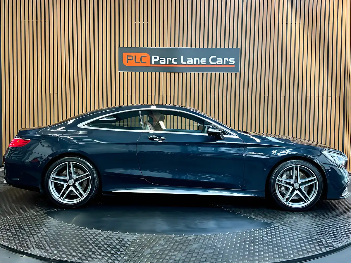 Used 2015 Mercedes-Benz S Class Coupe Blue - Interior and Exterior details 2