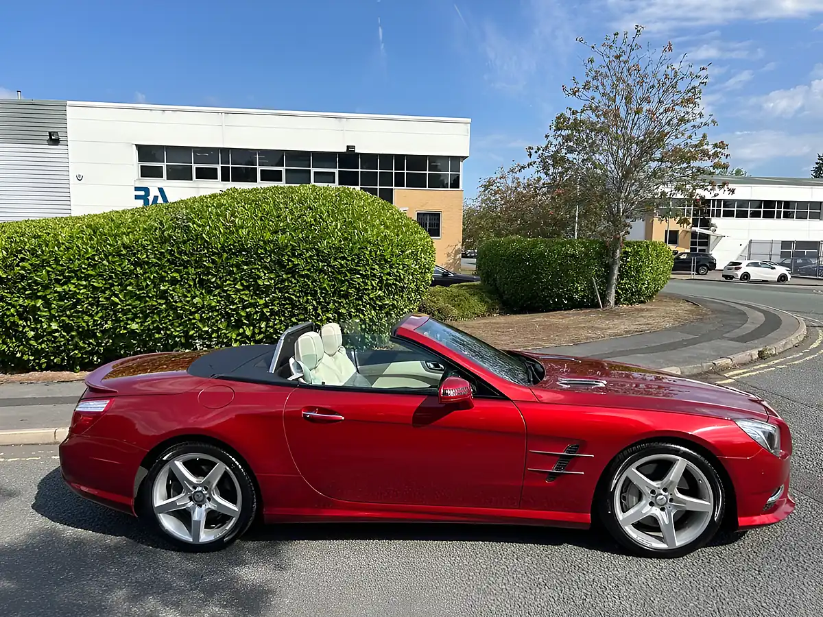 Used 2015 Mercedes-Benz Sl Class AMG Sport Designo Hyacinth Red Metallic - Interior and Exterior details 18