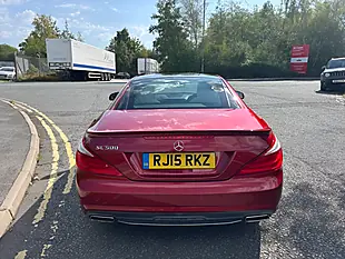Used 2015 Mercedes-Benz Sl Class AMG Sport Designo Hyacinth Red Metallic - Interior and Exterior details 5