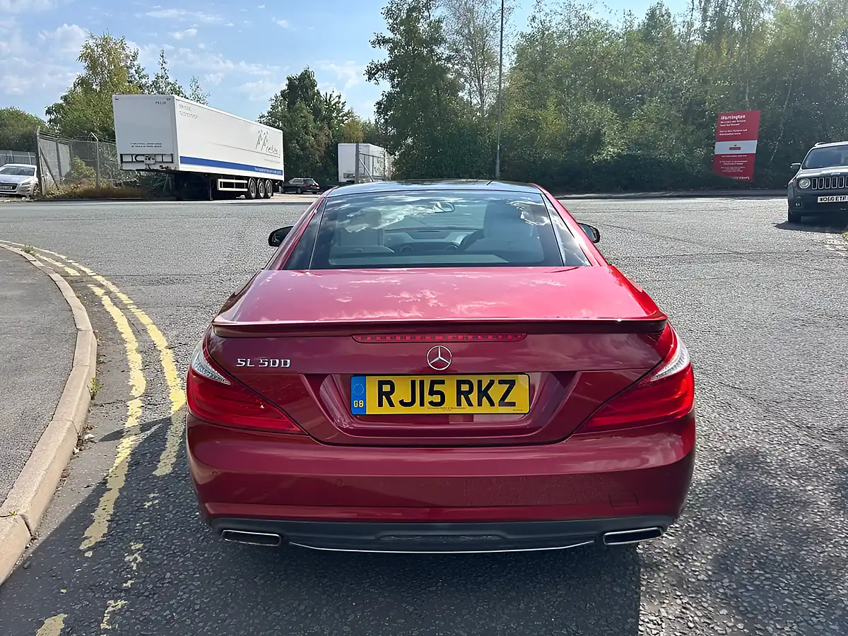 Used 2015 Mercedes-Benz Sl Class AMG Sport Designo Hyacinth Red Metallic - Interior and Exterior details 5