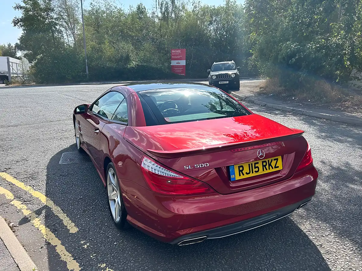 Used 2015 Mercedes-Benz Sl Class AMG Sport Designo Hyacinth Red Metallic - Interior and Exterior details 6