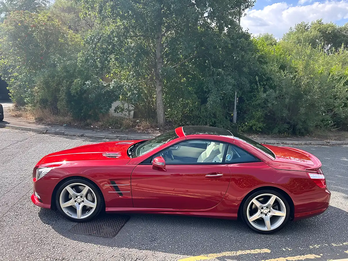 Used 2015 Mercedes-Benz Sl Class AMG Sport Designo Hyacinth Red Metallic - Interior and Exterior details 7