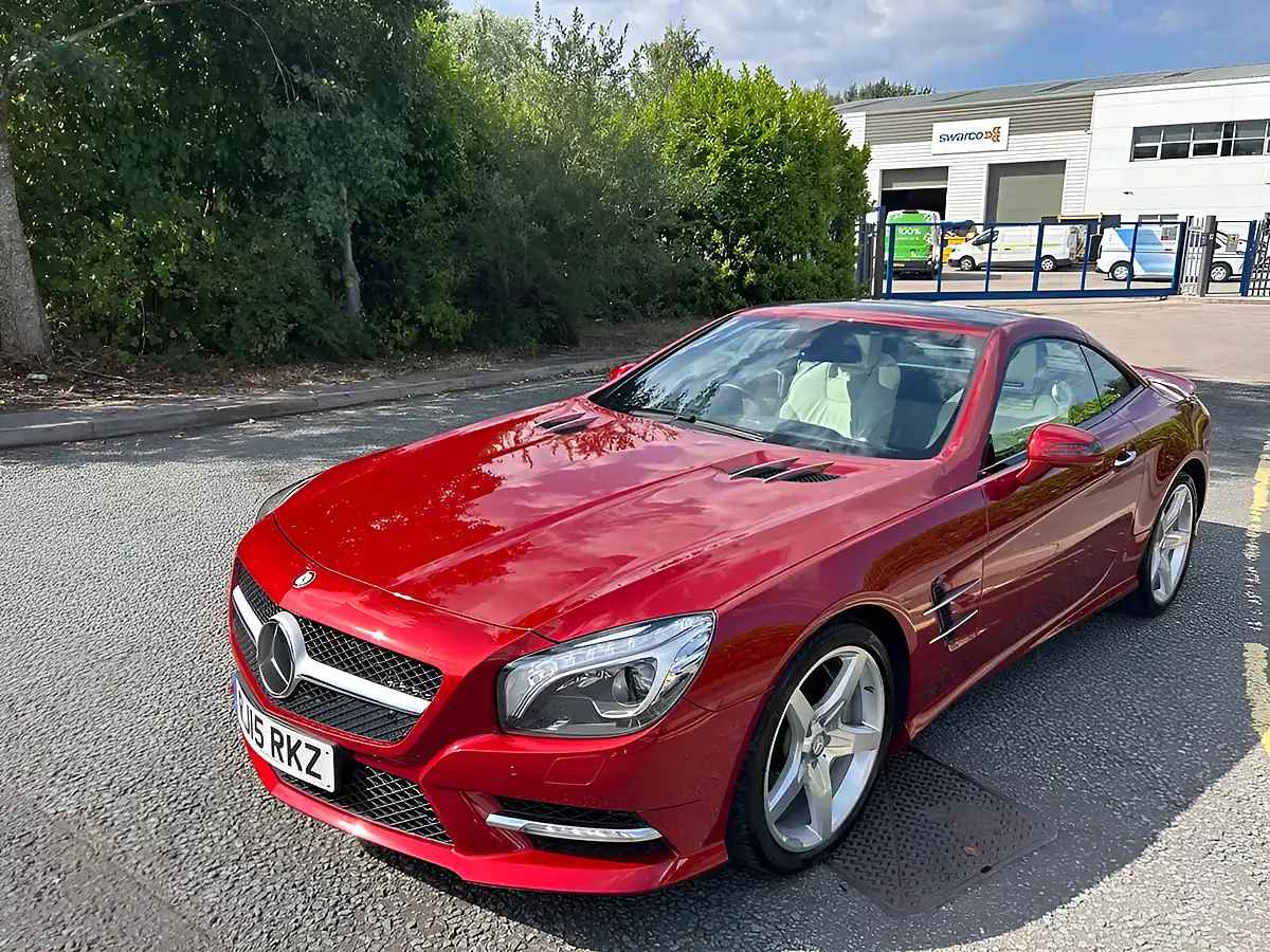 Used 2015 Mercedes-Benz Sl Class AMG Sport Designo Hyacinth Red Metallic - Interior and Exterior details 8