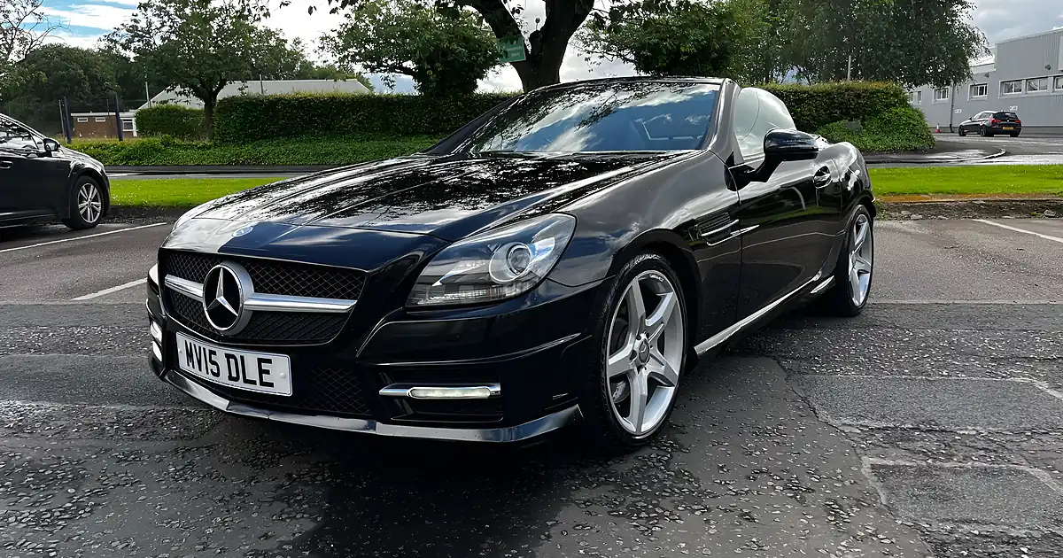 Used 2015 Mercedes-Benz Slk AMG Sport Black - Front View