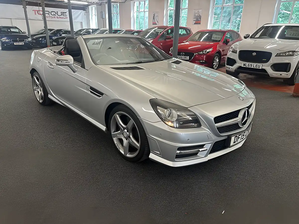 Used 2015 Mercedes-Benz Slk AMG Sport Silver - Interior and Exterior details 2