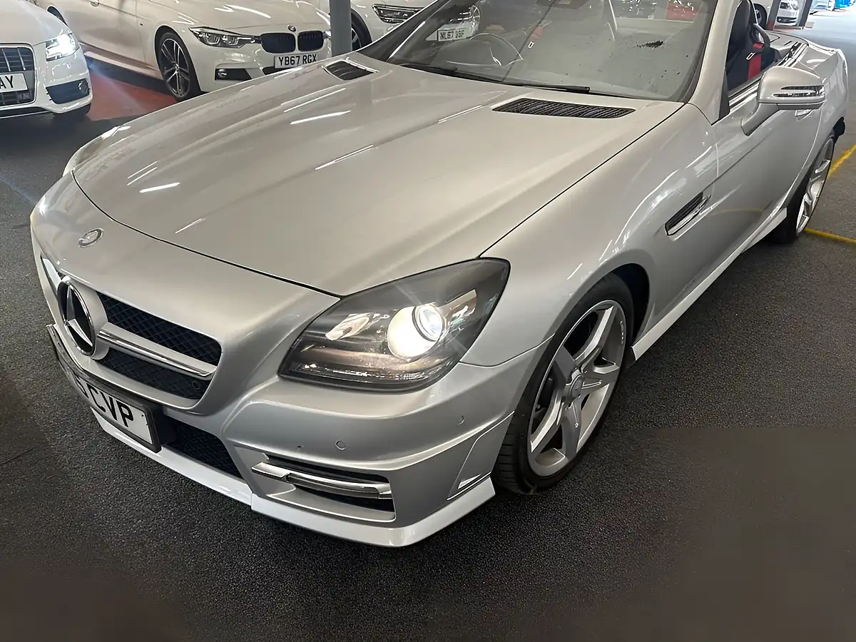Used 2015 Mercedes-Benz Slk AMG Sport Silver - Interior and Exterior details 3