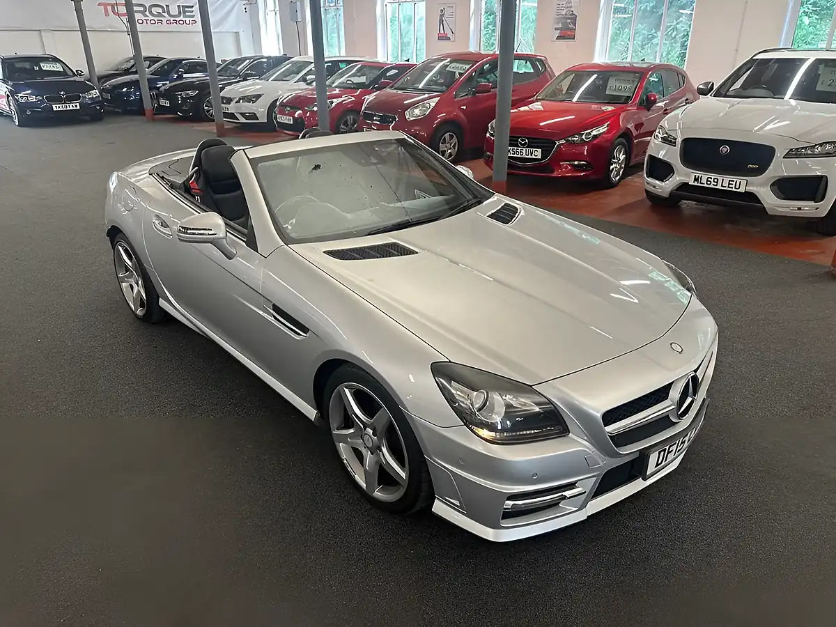 Used 2015 Mercedes-Benz Slk AMG Sport Silver - Interior and Exterior details 5