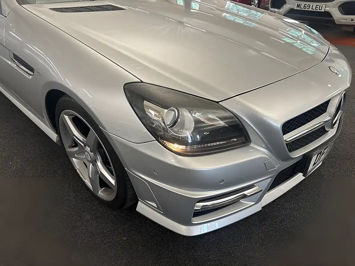 Used 2015 Mercedes-Benz Slk AMG Sport Silver - Interior and Exterior details 8