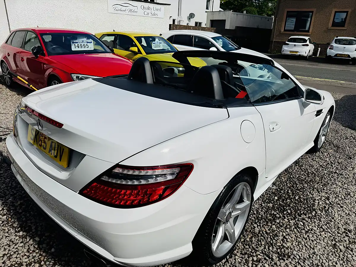 Used 2015 Mercedes-Benz Slk AMG Sport White - Interior and Exterior details 10