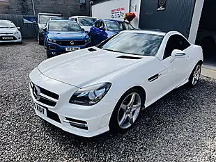 Used 2015 Mercedes-Benz Slk AMG Sport White - Interior and Exterior details 11