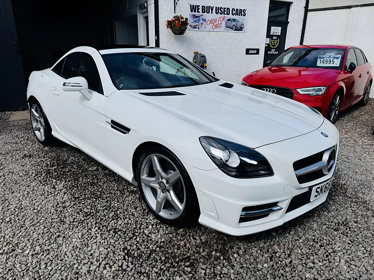 Used 2015 Mercedes-Benz Slk AMG Sport White - Interior and Exterior details 12