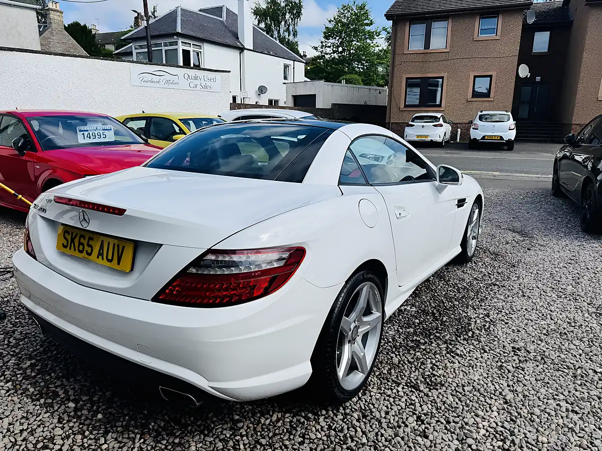 Used 2015 Mercedes-Benz Slk AMG Sport White - Interior and Exterior details 13