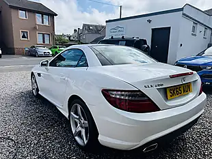 Used 2015 Mercedes-Benz Slk AMG Sport White - Interior and Exterior details 14