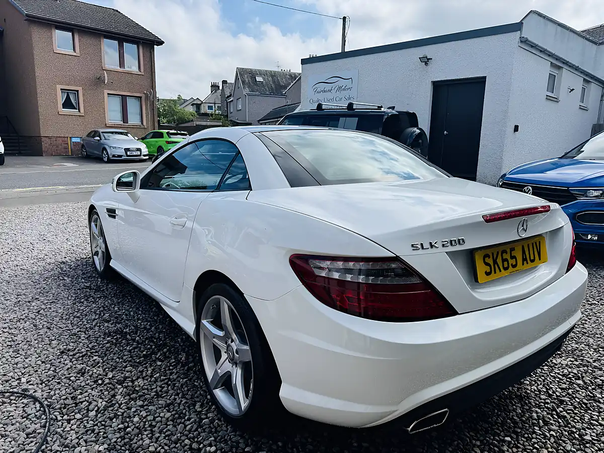 Used 2015 Mercedes-Benz Slk AMG Sport White - Interior and Exterior details 14