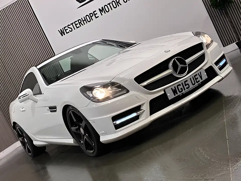 Used 2015 Mercedes-Benz Slk AMG Sport White - Interior and Exterior details 10