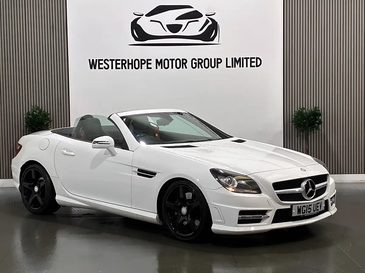 Used 2015 Mercedes-Benz Slk AMG Sport White - Interior and Exterior details 20