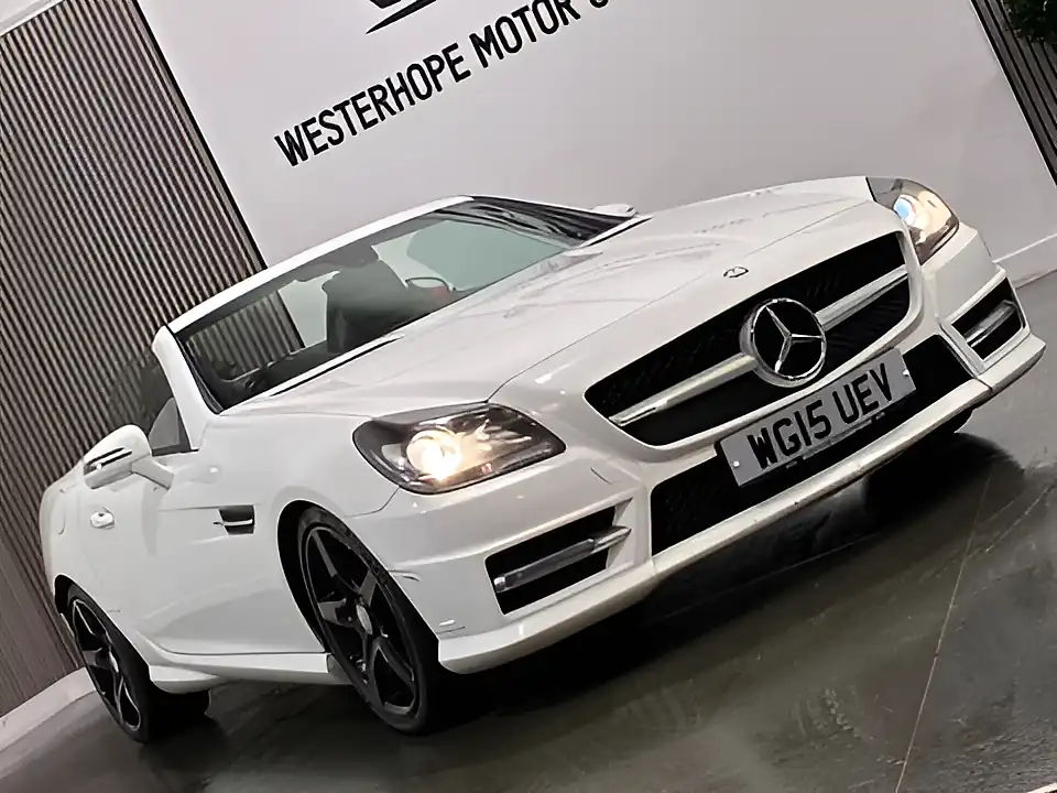Used 2015 Mercedes-Benz Slk AMG Sport White - Interior and Exterior details 7