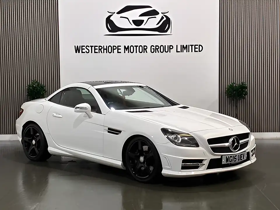 Used 2015 Mercedes-Benz Slk AMG Sport White - Interior and Exterior details 8