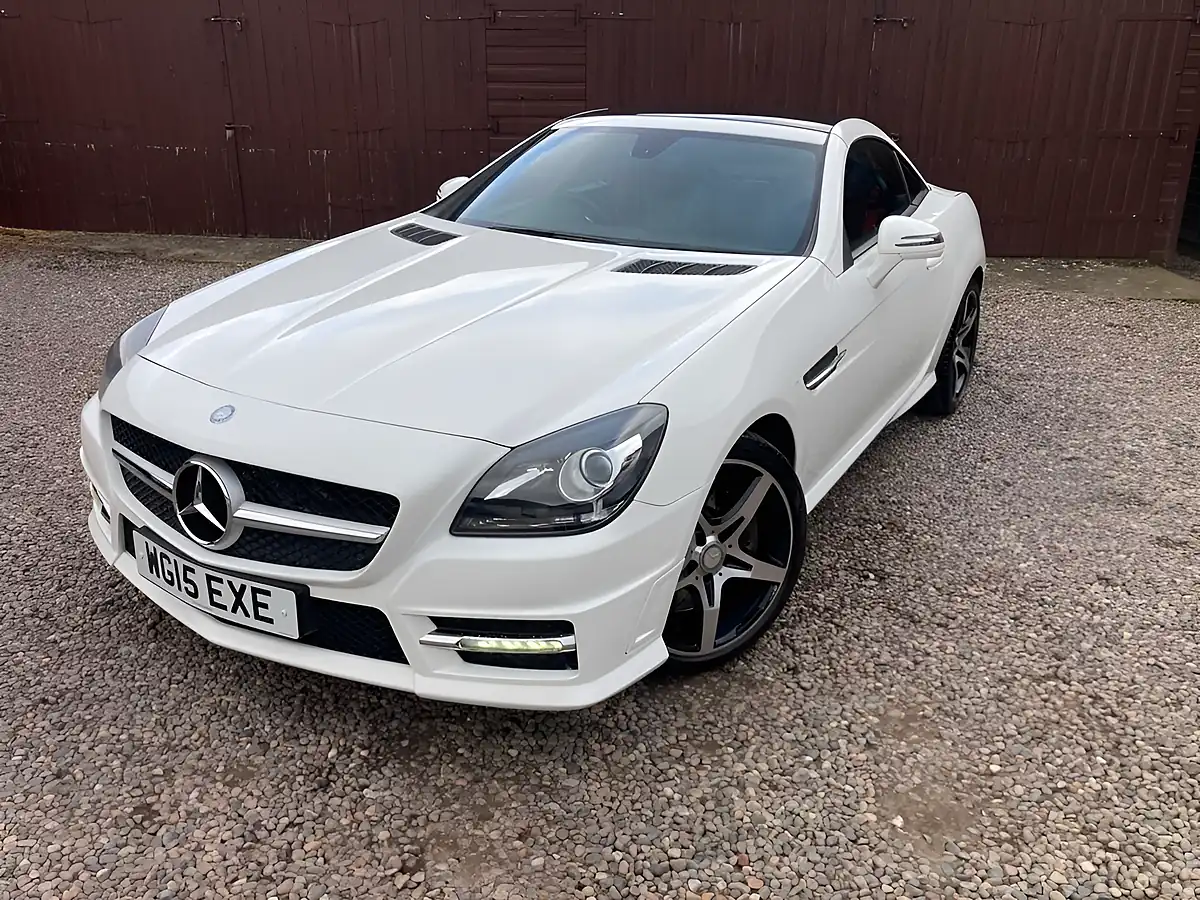 Used 2015 Mercedes-Benz Slk AMG Sport White - Interior and Exterior details 3