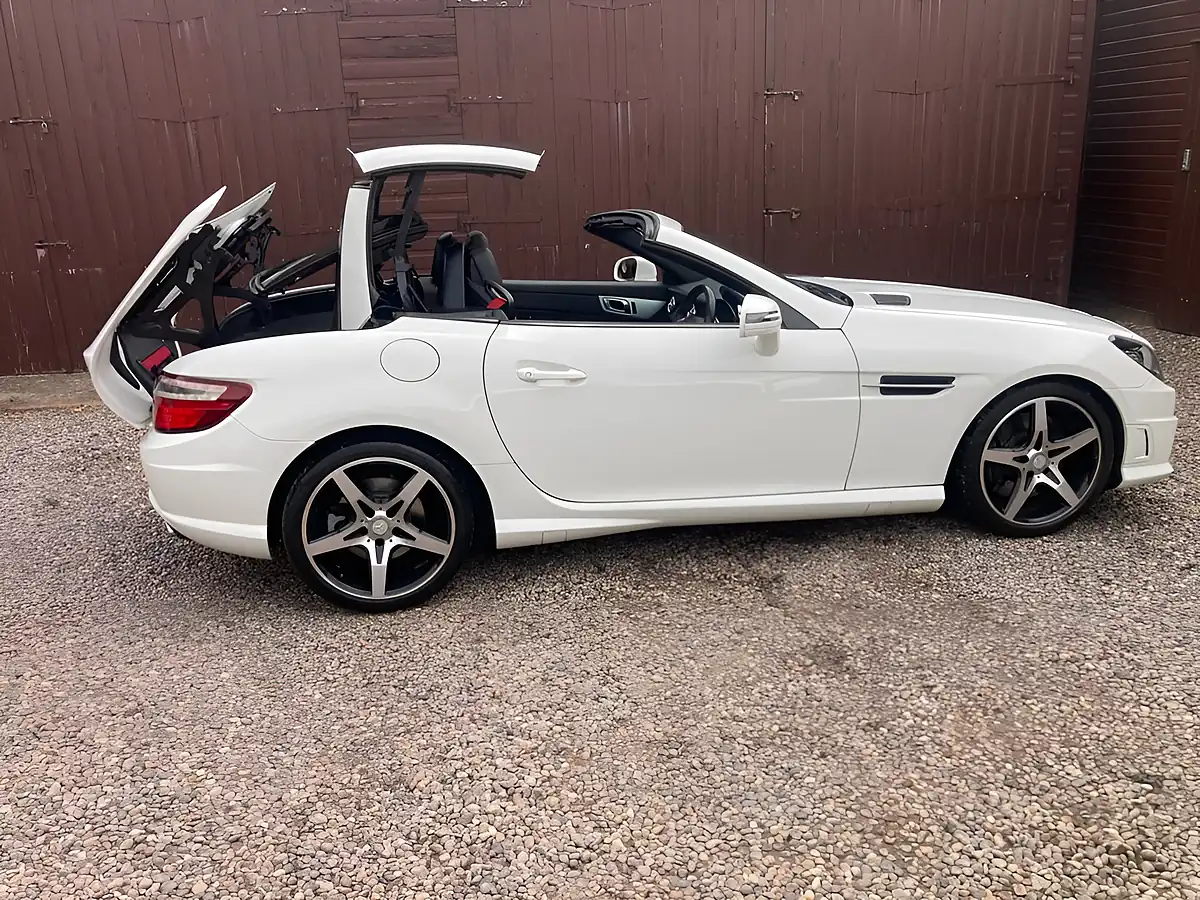 Used 2015 Mercedes-Benz Slk AMG Sport White - Interior and Exterior details 5