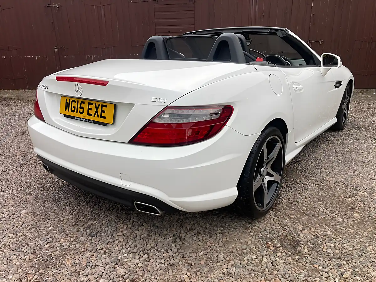 Used 2015 Mercedes-Benz Slk AMG Sport White - Interior and Exterior details 8