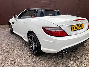 Used 2015 Mercedes-Benz Slk AMG Sport White - Interior and Exterior details 9