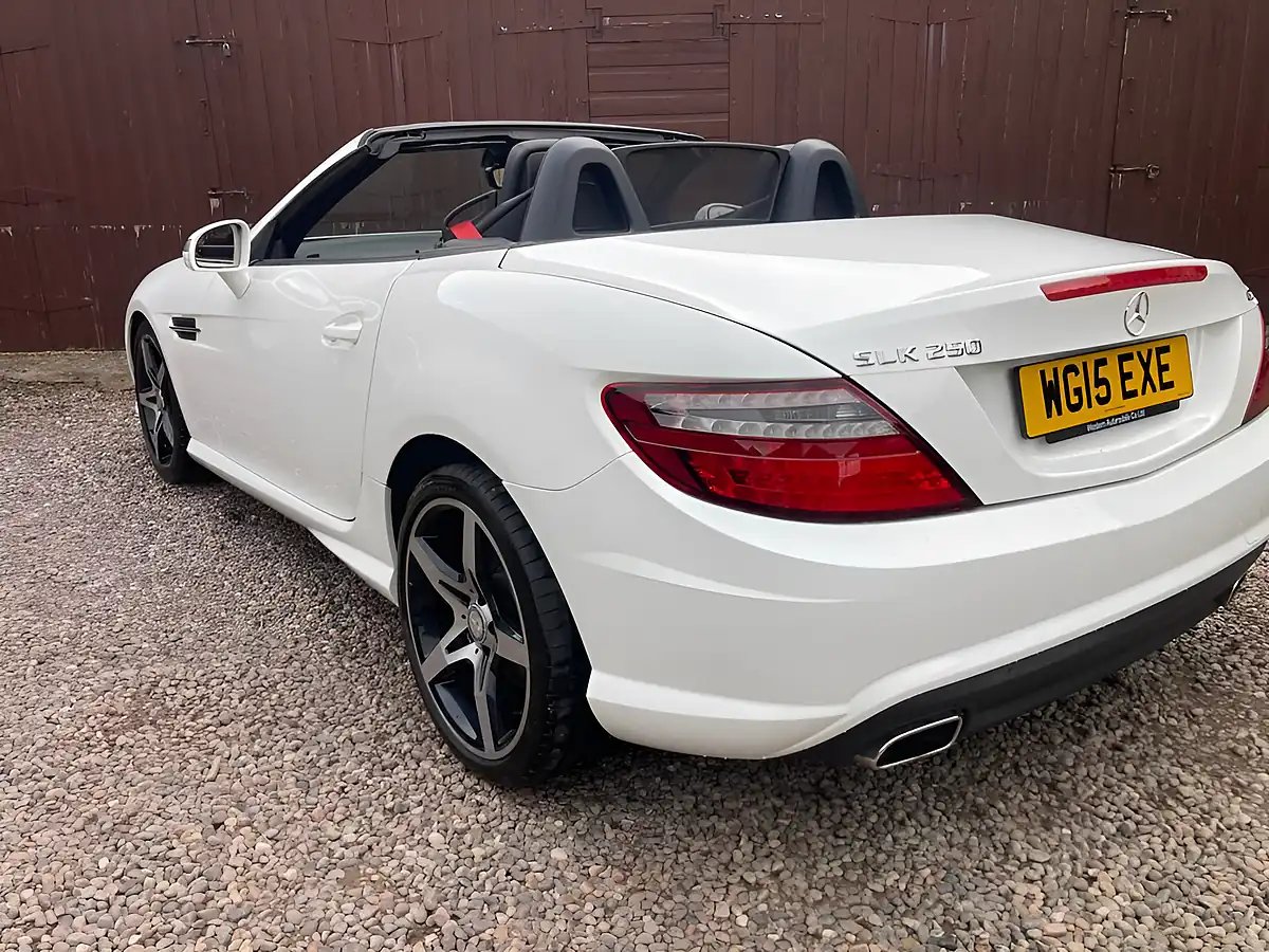 Used 2015 Mercedes-Benz Slk AMG Sport White - Interior and Exterior details 9