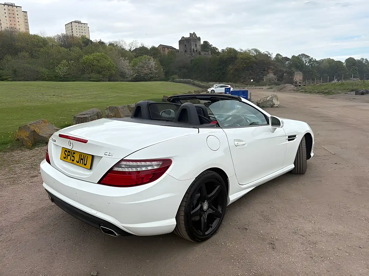 Used 2015 Mercedes-Benz Slk AMG Sport White - Interior and Exterior details 11