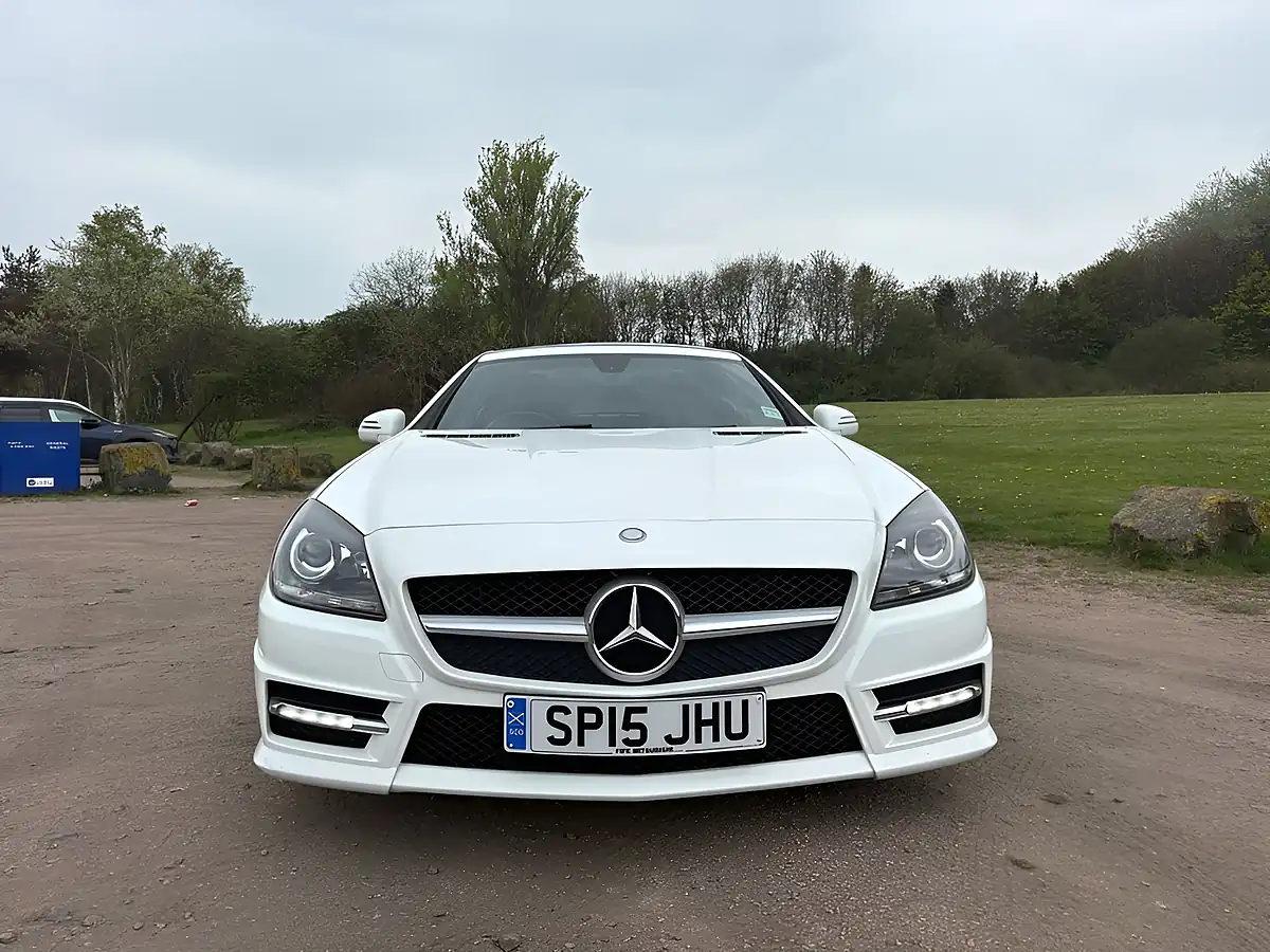 Used 2015 Mercedes-Benz Slk AMG Sport White - Interior and Exterior details 19