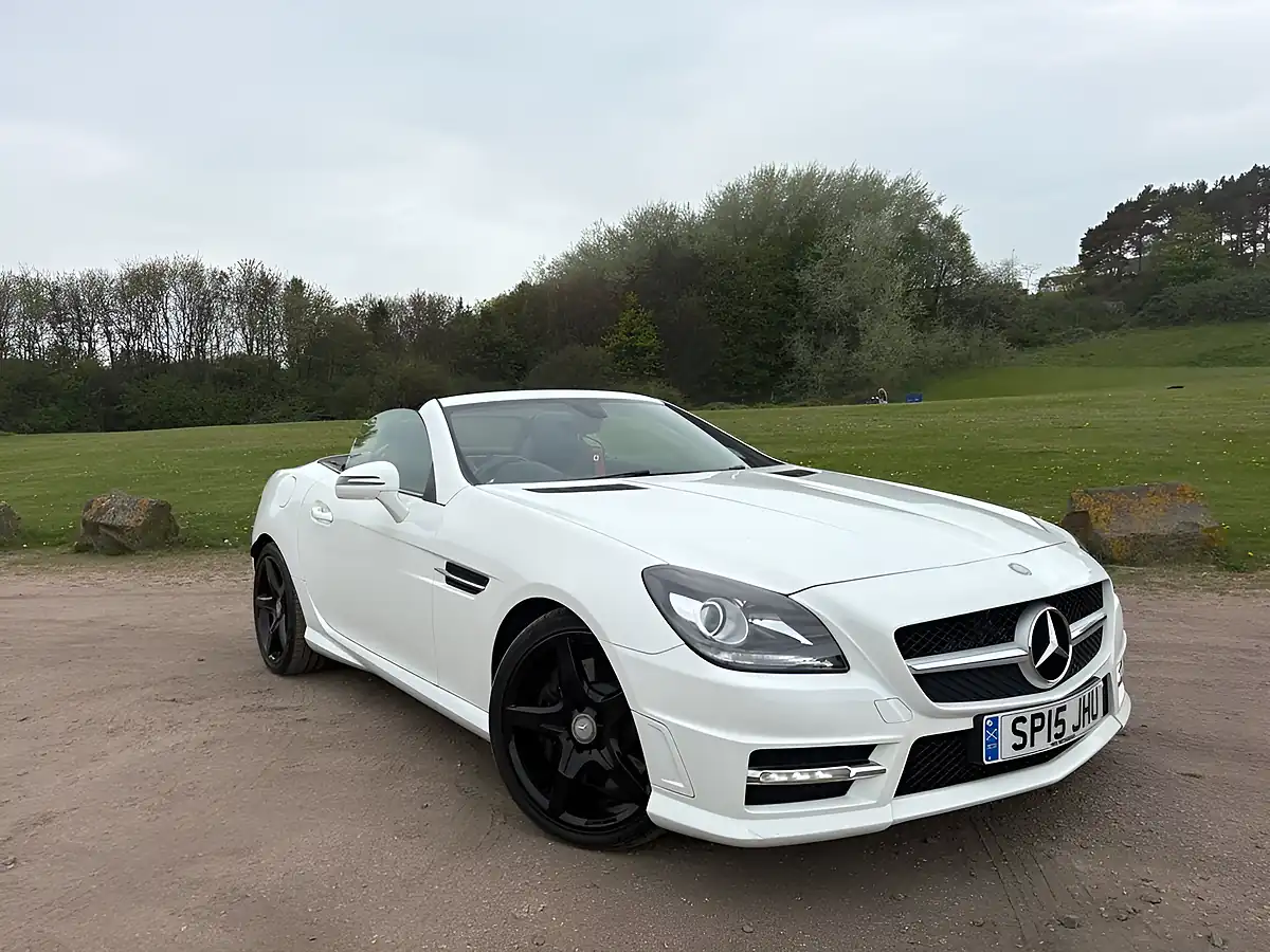 Used 2015 Mercedes-Benz Slk AMG Sport White - Interior and Exterior details 3