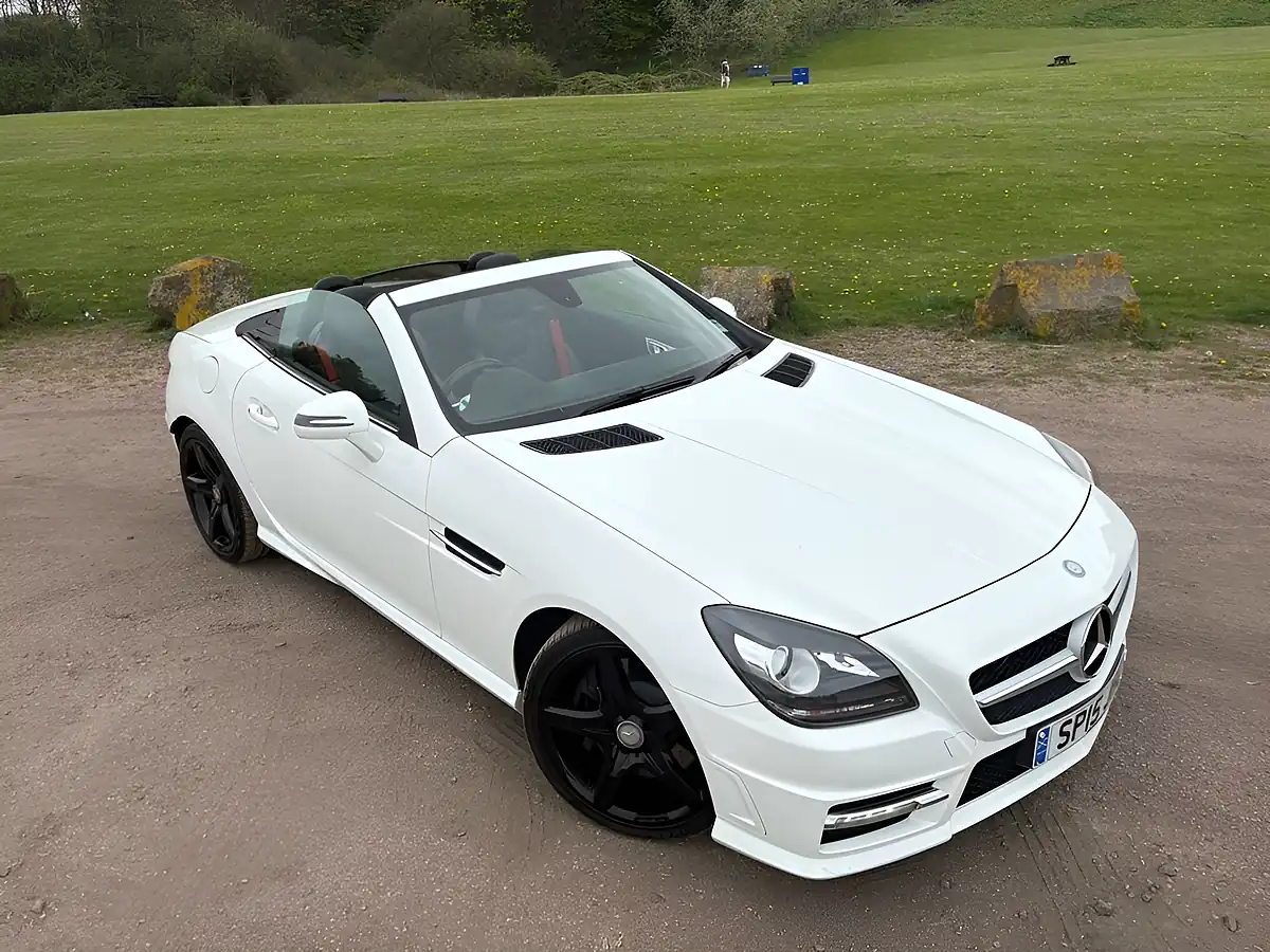 Used 2015 Mercedes-Benz Slk AMG Sport White - Interior and Exterior details 4