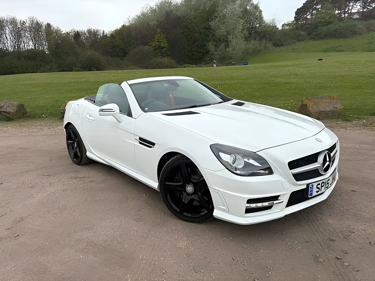 Used 2015 Mercedes-Benz Slk AMG Sport White - Interior and Exterior details 5