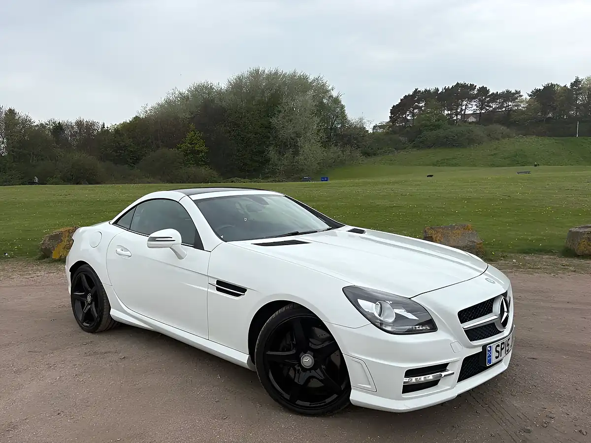 Used 2015 Mercedes-Benz Slk AMG Sport White - Interior and Exterior details 6
