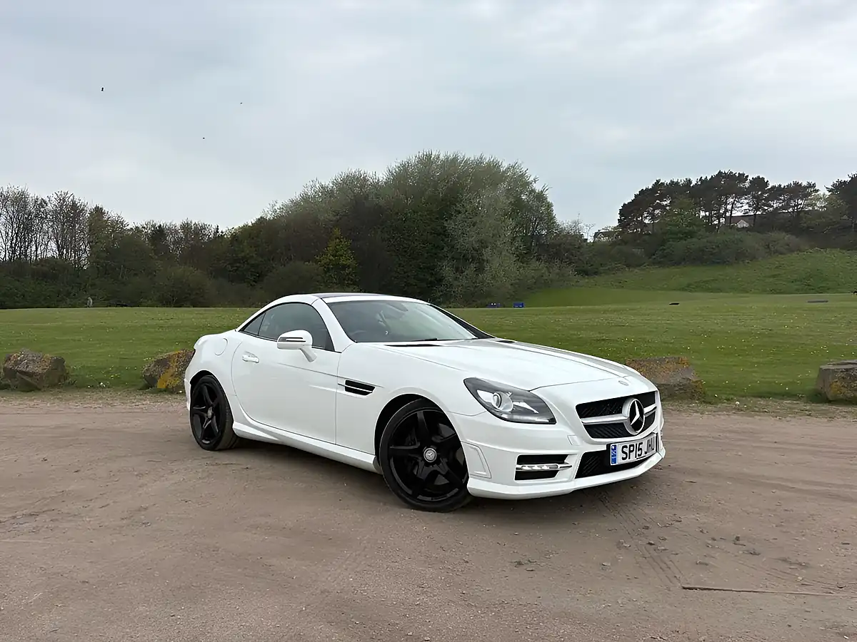 Used 2015 Mercedes-Benz Slk AMG Sport White - Interior and Exterior details 7