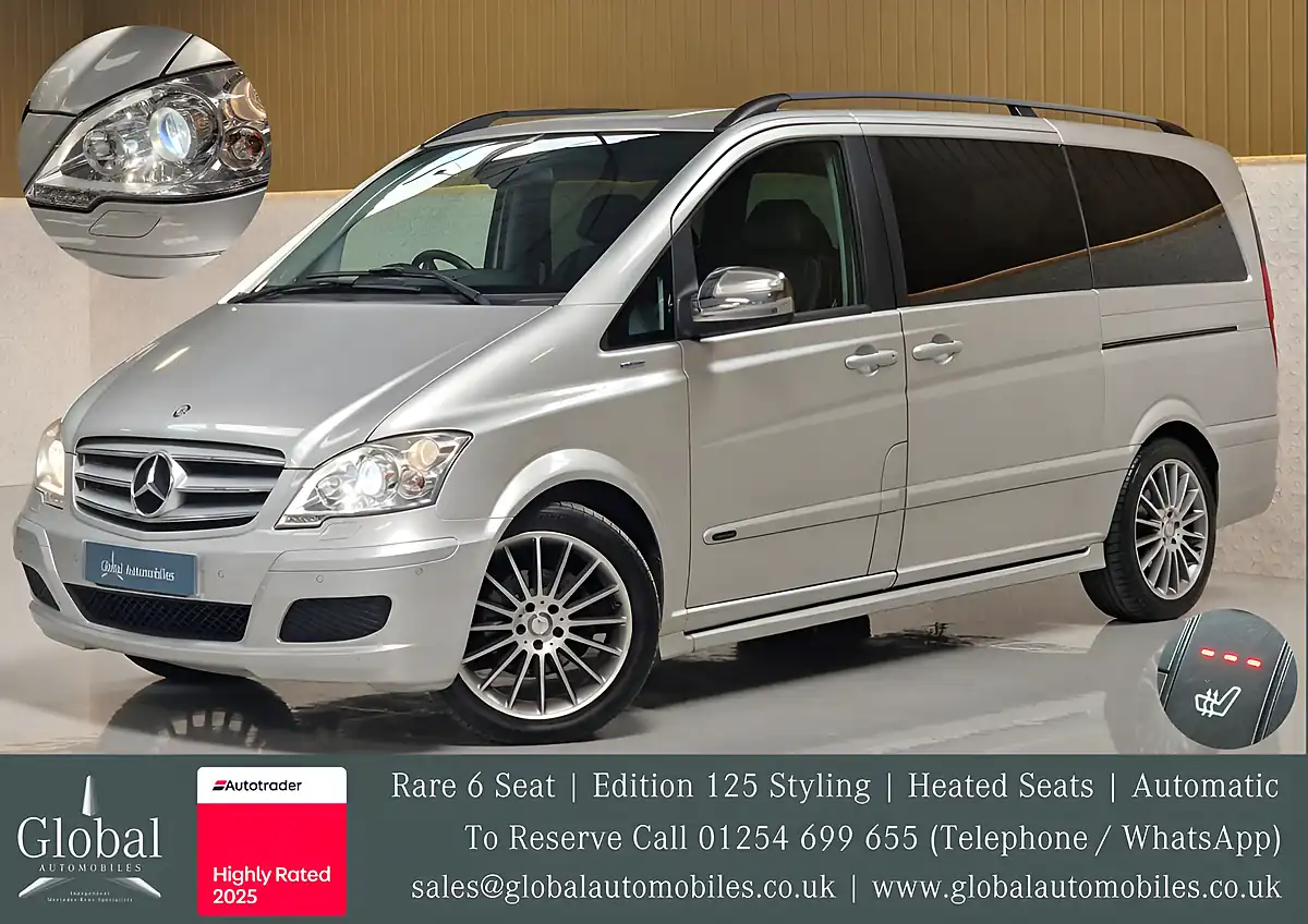 Used 2015 Mercedes-Benz Viano Ambiente Iridium Silver - Front View